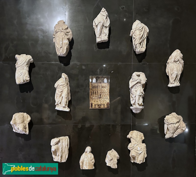 Monestir de Poblet - Museu. Peces originals del retaule major