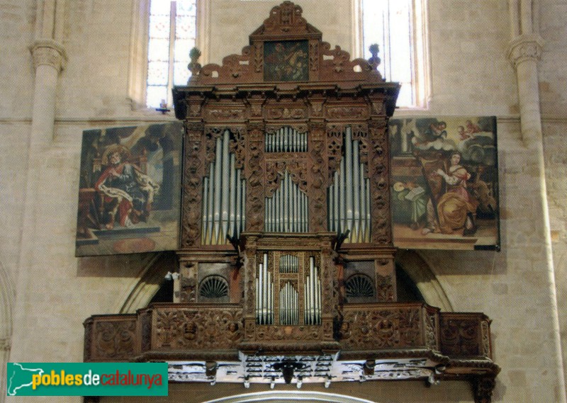 Montblanc - Santa Maria la Major. Orgue