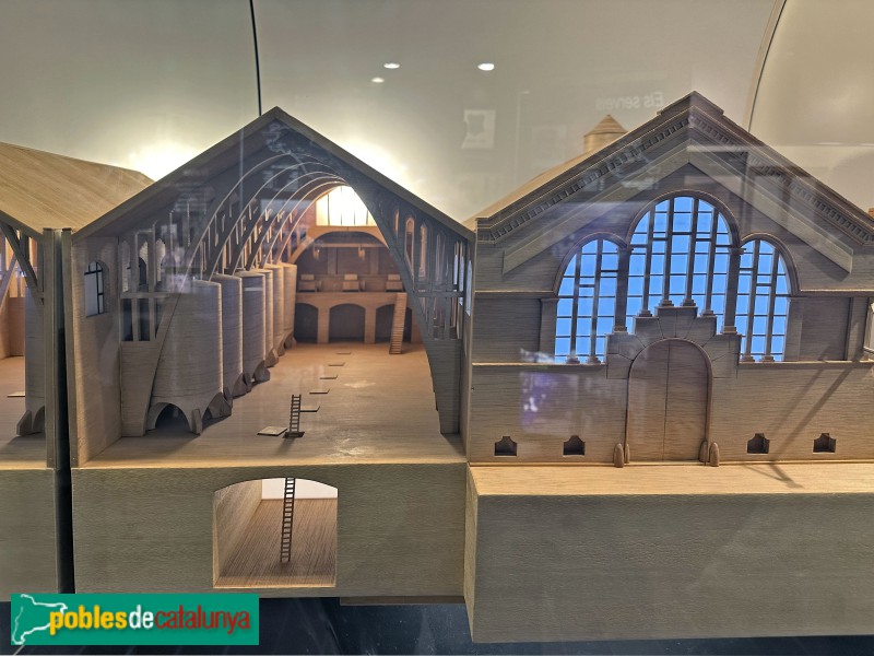 Montblanc - Museu de la Conca de Barberà. Maqueta del Celler de Rocafort de Queralt (Foto: Albert Esteves, 2025) Montblanc - Museu de la Conca de Barberà. Maqueta del Celler de Rocafort de Queralt