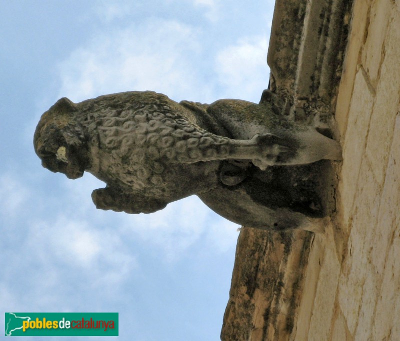 Montblanc - Palau del Castlà, gàrgola
