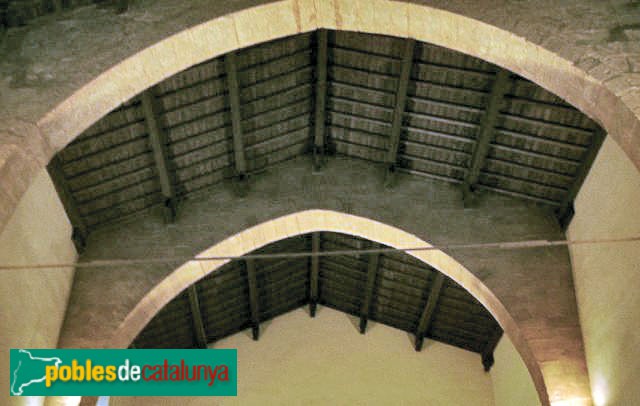 Montblanc - Església de Sant Marçal. Interior Montblanc - Església de Sant Marçal. Interior