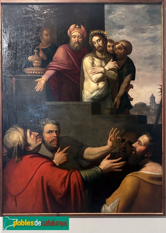 Montblanc - Museu d'Art Frederic Marès. Jesús davant Ponç Pilat (segle XVII)