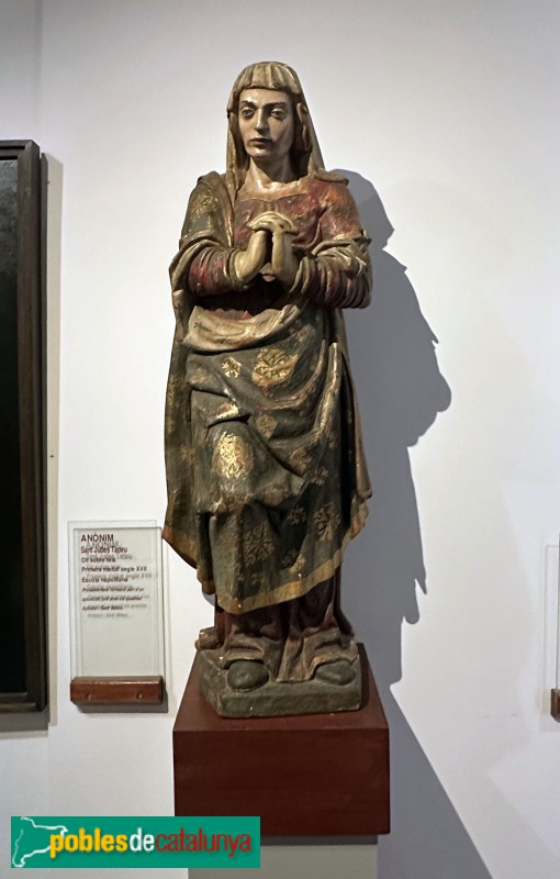 Montblanc - Museu d'Art Frederic Marès. Marededéu del segle XVI, escola hispànica