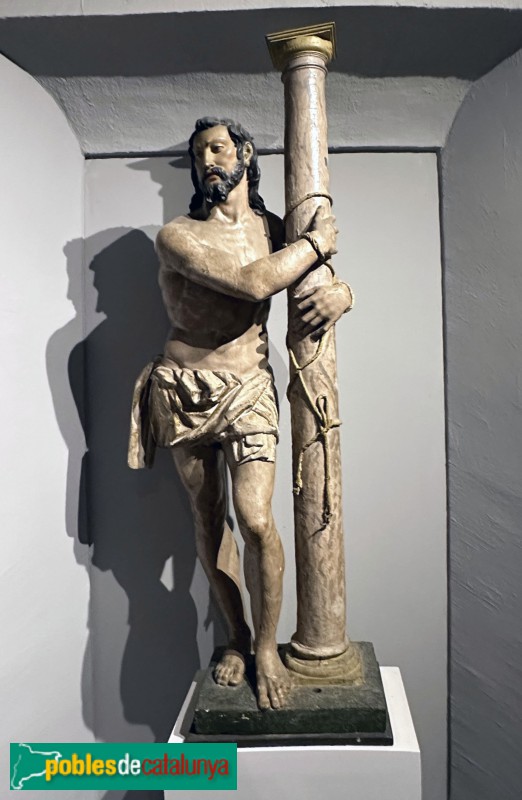 Montblanc - Museu d'Art Frederic Marès. Jesús lligat a la columna (segle XVI, escola castellana)