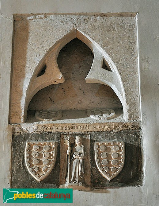 Montblanc - Santuari de la M.D. de la Serra. Ossari de Constança de Llobets (†1387)