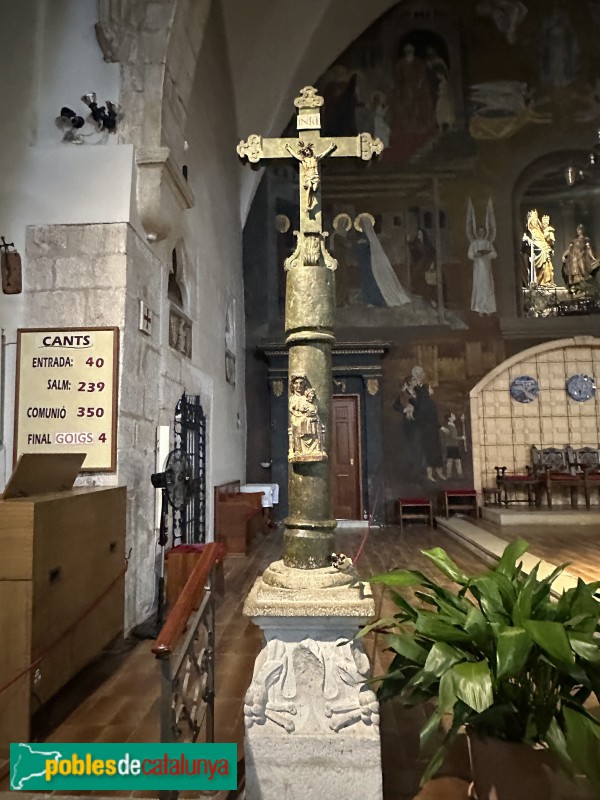 Montblanc - Santuari de la M.D. de la Serra. Creu Verda