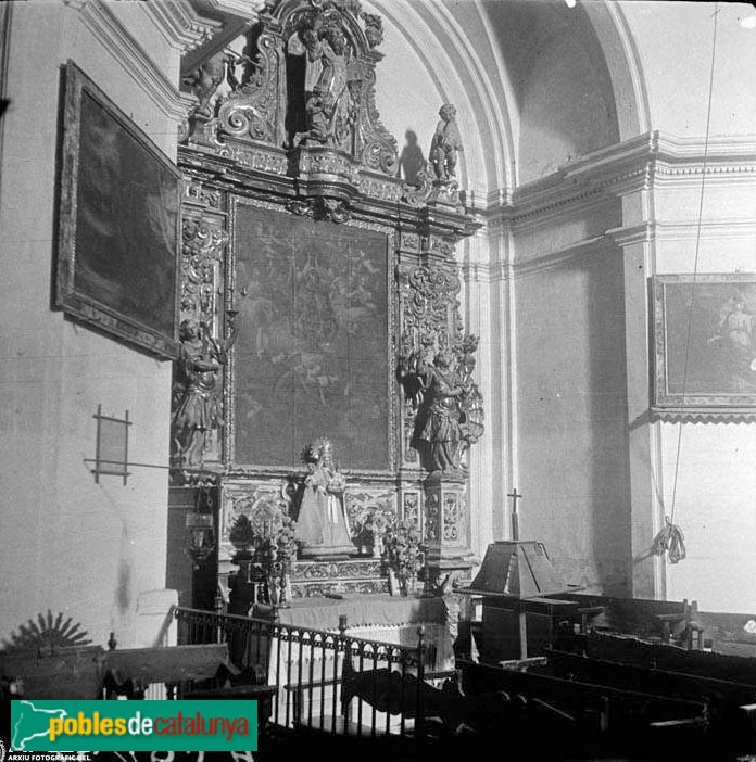 Sant Jaume de la Guàrdia dels Prats. Retaule destruït