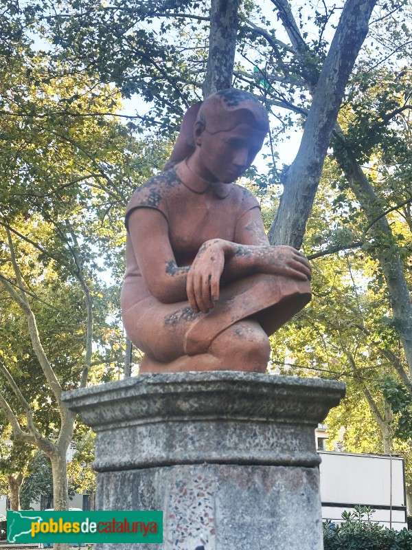 Girona - Escultura <i>Noia</i>