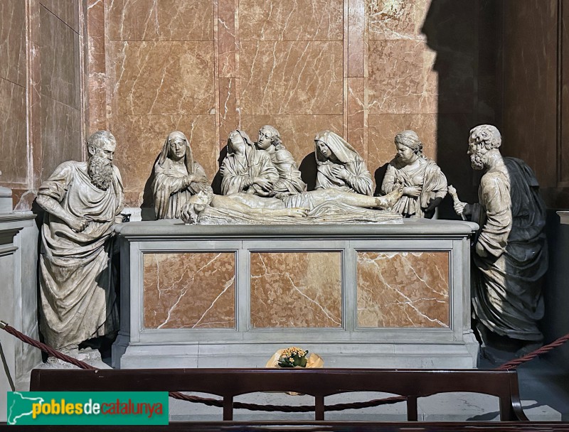 Terrassa - Basílica del Sant Esperit. Grup del Sant Enterrament