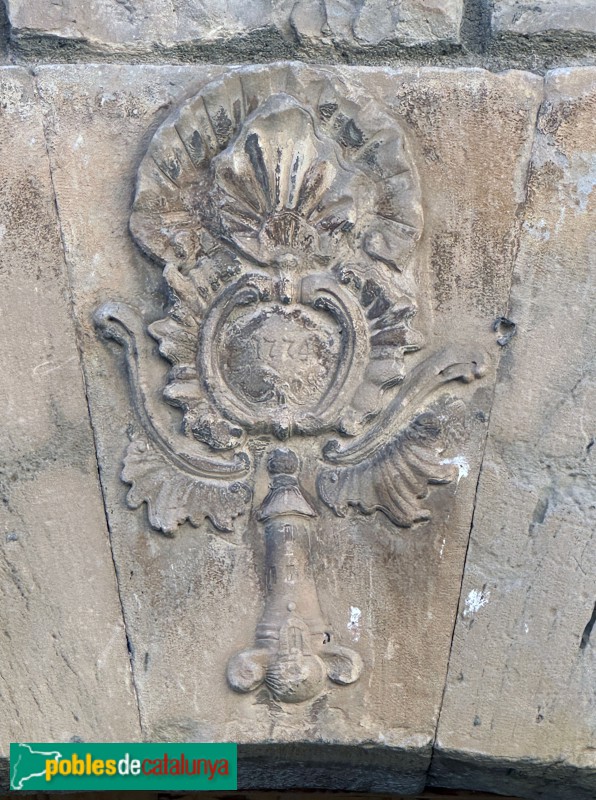 Aspa - Carrer Major. Detall (Foto: Albert Esteves, 2025) Aspa - Carrer Major. Detall