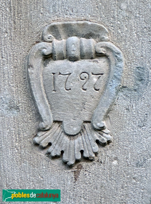 Aspa - Carrer Major. Detall (Foto: Albert Esteves, 2025) Aspa - Carrer Major. Detall