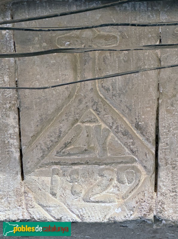 Aspa - Carrer Major. Detall (Foto: Albert Esteves, 2025) Aspa - Carrer Major. Detall