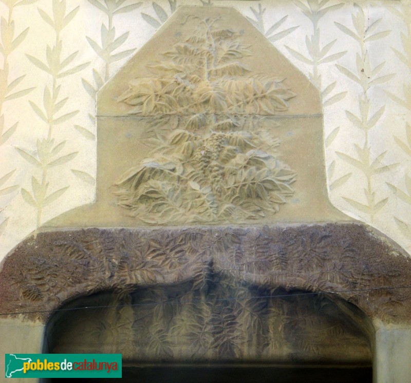 Terrassa - Casa Joan Barata, detall (Foto: Albert Esteves, 2010) Terrassa - Casa Joan Barata, detall