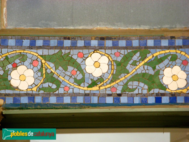 Terrassa - Cal Sastre d'Olesa, detall (Foto: Albert Esteves, 2010) Terrassa - Cal Sastre d'Olesa, detall