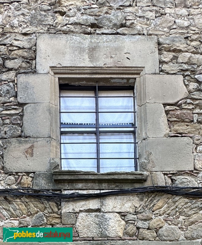 Sant Jordi Desvalls - Llinda, 1607 (Foto: Albert Esteves, 2025) Sant Jordi Desvalls - Llinda, 1607