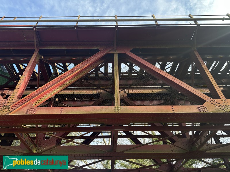Sant Jordi Desvalls - Pont de ferro de Sobrànigues