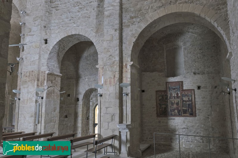 Cervià de Ter - Monestir de Santa Maria. Església