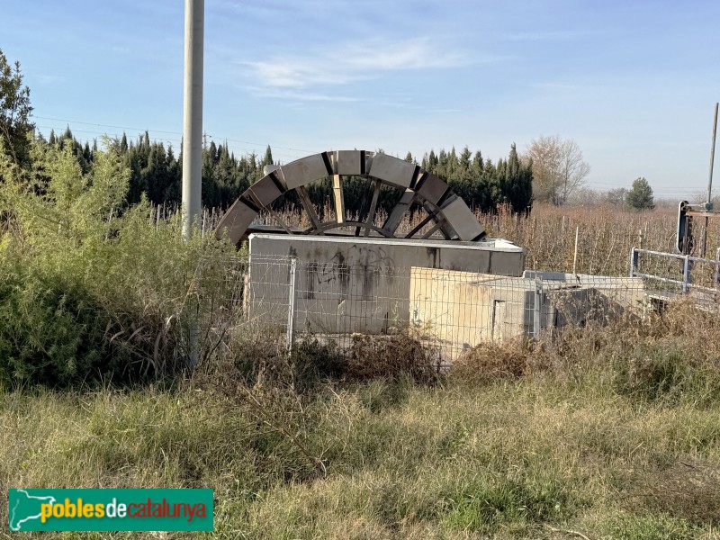 Albatàrrec - Sínia de la séquia de Torres (Foto: Albert Esteves, 2025) Albatàrrec - Sínia de la séquia de Torres