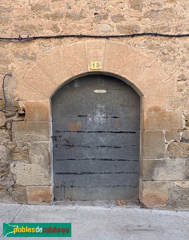 Montoliu de Lleida - Portal del carrer Major