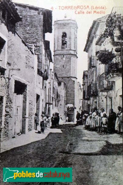 Torregrossa - Vila Closa. Postal antiga