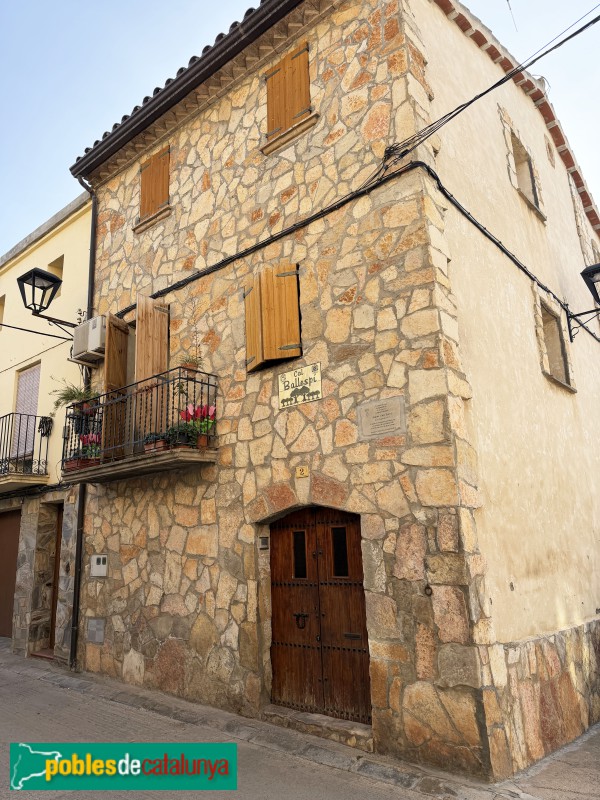 Montoliu de Lleida - Casa natal de Jaume Gort