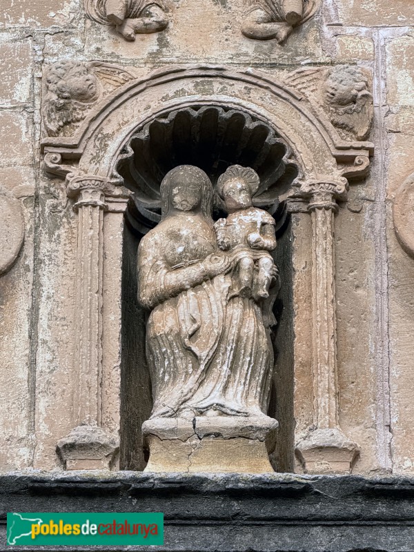 Sarroca de Lleida - Església de Santa Maria. Portada