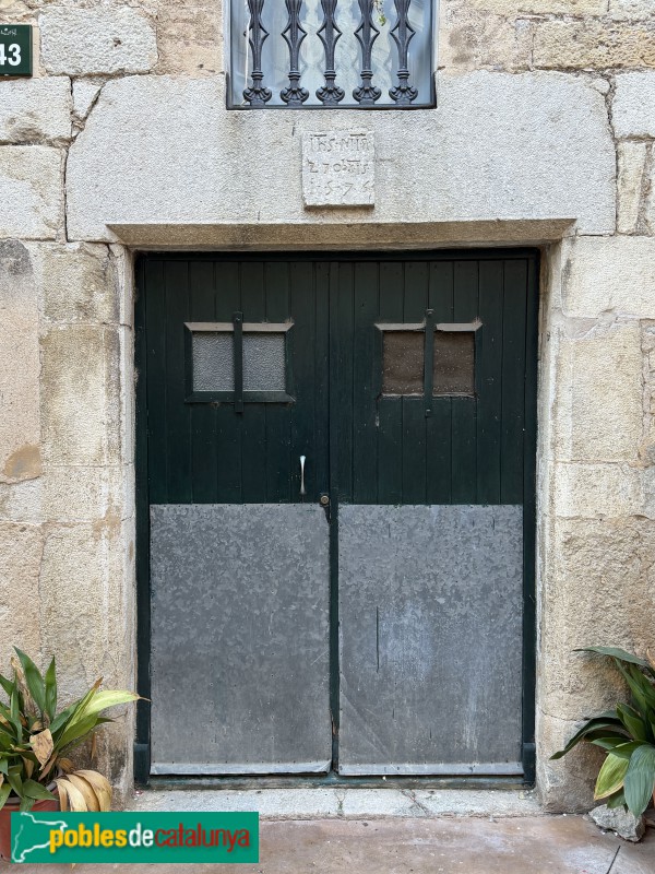 Celrà - Cal Doctor Romagós. Façana posterior