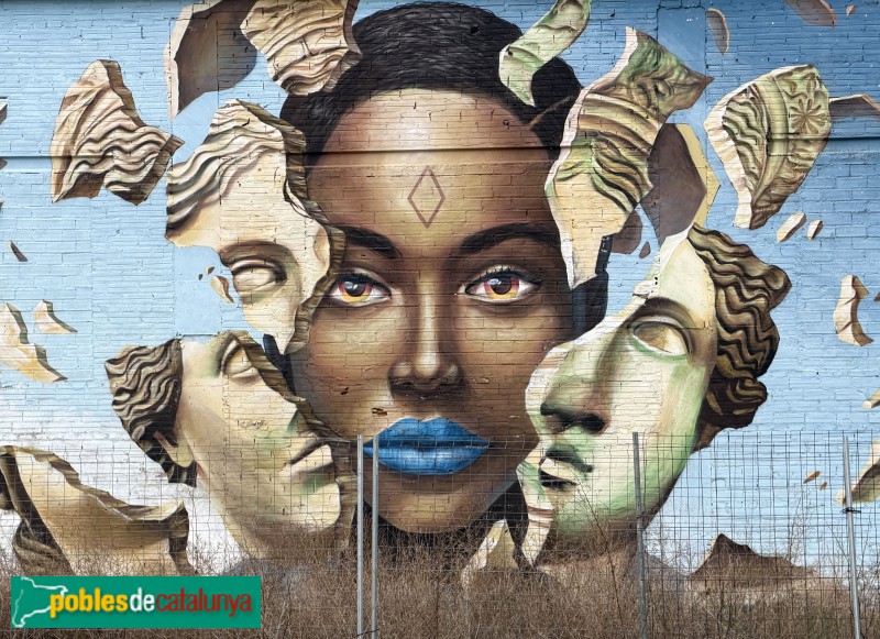 Torrefarrera - Mural <i>Devesa</i> (Bastián Prendes, 2018)