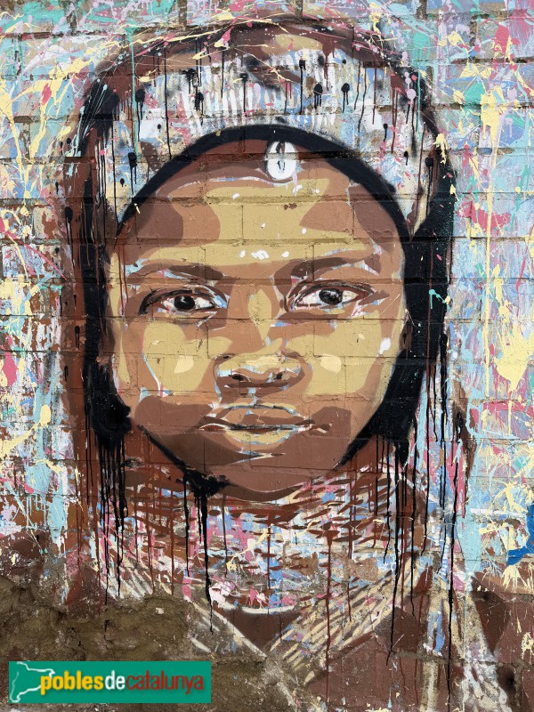 Torrefarrera - Mural <i>Face</i> (Akore, 2017)