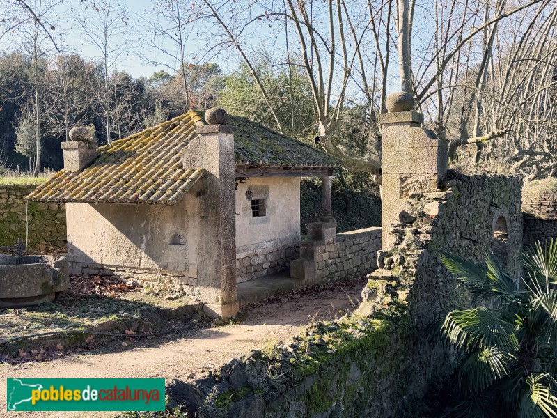 Flaçà - Can Vinyals. Caseta del guarda