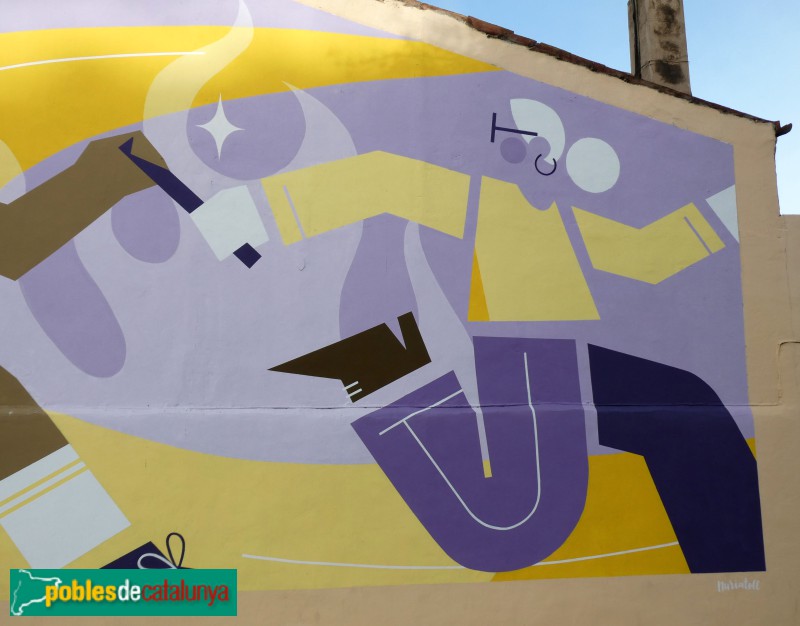 Barcelona - Mural 8M Sant Martí