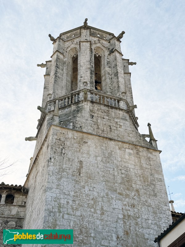 Bordils - Església de Sant Esteve. Campanar (Foto: Albert Esteves, 2026) Bordils - Església de Sant Esteve. Campanar