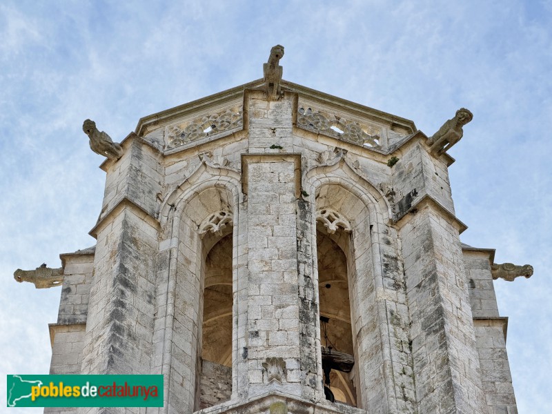 Bordils - Església de Sant Esteve. Campanar (Foto: Albert Esteves, 2026) Bordils - Església de Sant Esteve. Campanar