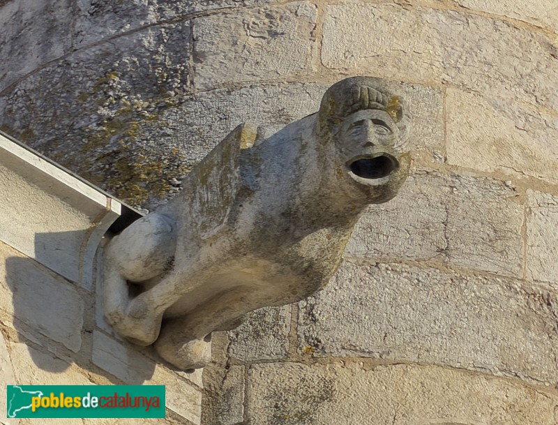 Bordils - Església de Sant Esteve. Gàrgola (Foto: Albert Esteves, 2026) Bordils - Església de Sant Esteve. Gàrgola
