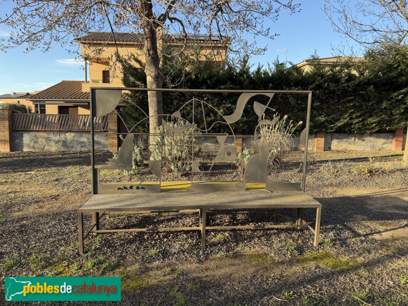 Bordils - Banc de la carretera de Palamós