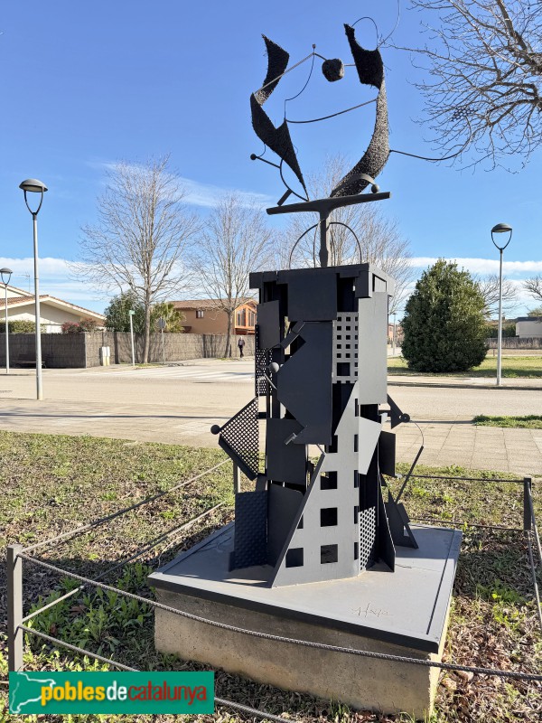 Bordils - Escultura en homenatge a Muriel Casals