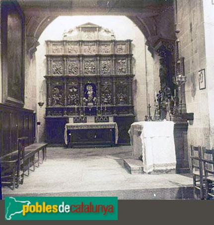 Martorell - Retaule de la Verge del Roser de l'església de Santa Maria (desaparegut)