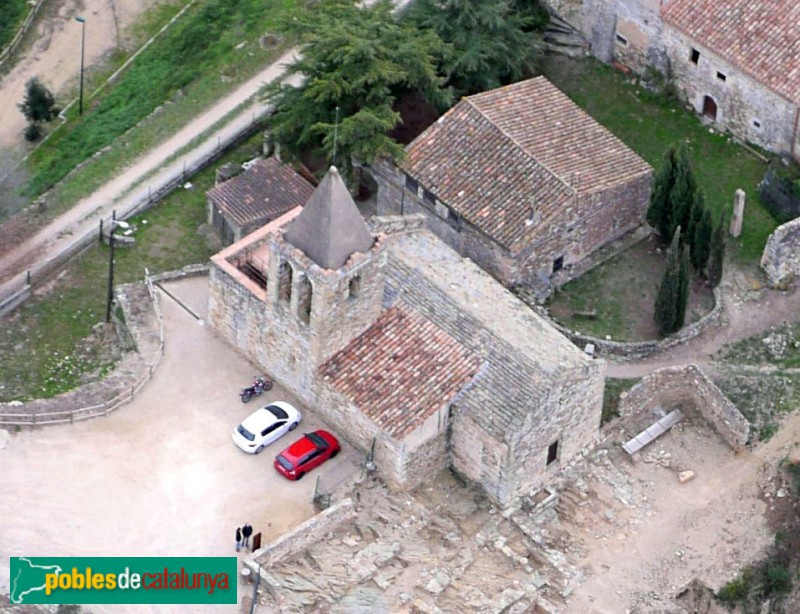 Sant Julià de Ramis - Església dels Sants Metges (Foto: <i>Unitat Aèria Agents Rurals</i>, 2017) Sant Julià de Ramis - Església dels Sants Metges