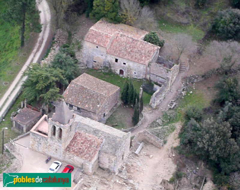 Sant Julià de Ramis - Rectoria dels Sants Metges (Foto: <i>Unitat Aèria Agents Rurals</i>, 2017) Sant Julià de Ramis - Rectoria dels Sants Metges