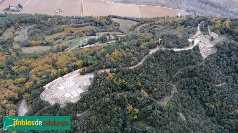 Sant Julià de Ramis - Poblat ibèric de Kerunta (Foto: <i>Unitat Aèria Agents Rurals</i>, 2017) Sant Julià de Ramis - Poblat ibèric de Kerunta