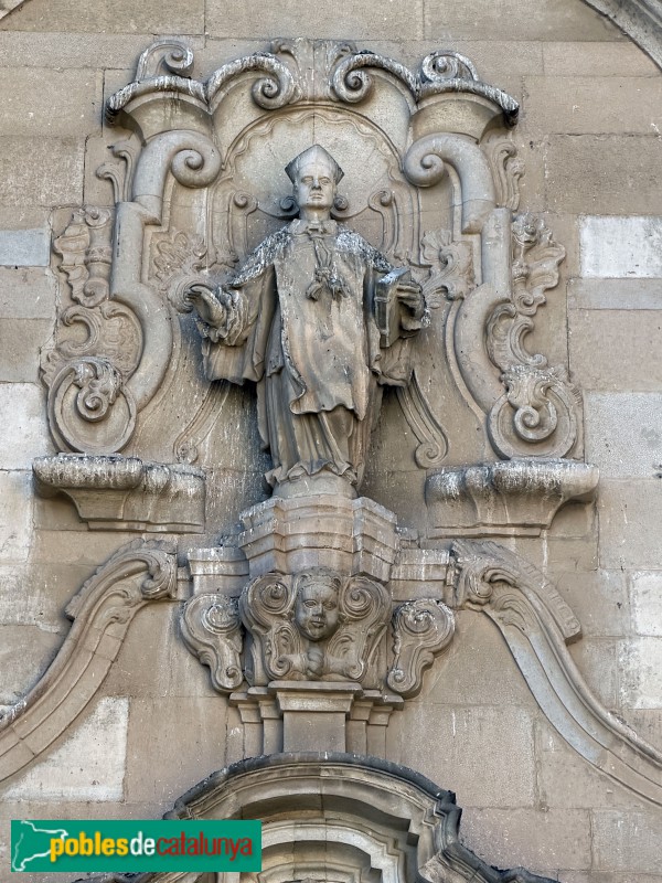 Aitona - Església de Sant Antolí. Portada