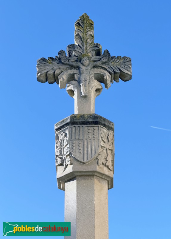 Aitona - Creu de terme (Foto: Albert Esteves, 2026) Aitona - Creu de terme