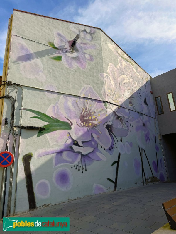 Aitona - Mural de les flors