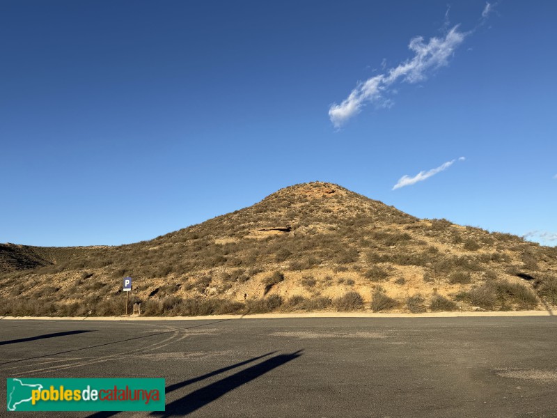 Aitona - Tossal on hi havia el castell de Carratalà