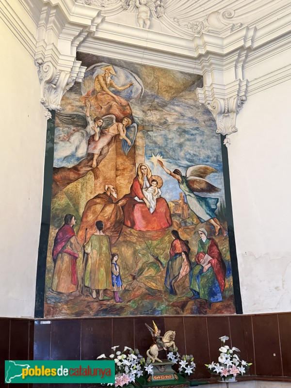 Seròs - Església de Santa Maria. Retaule