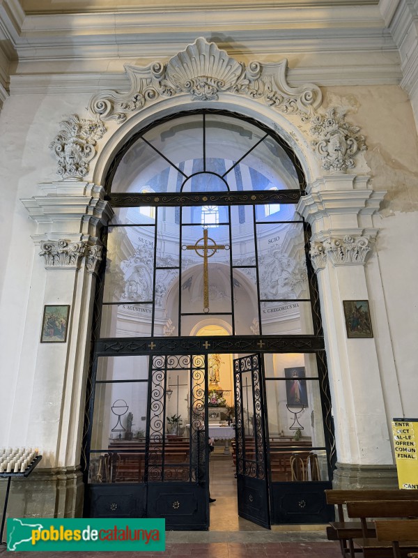 Seròs - Església de Santa Maria. Capella de l'Àngel Custodi