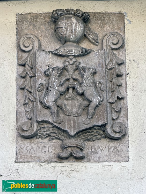 Seròs - Escut de la casa Isabel Daura