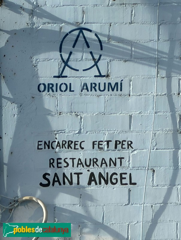 Seròs - Mural del Sant Àngel