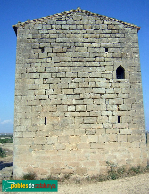 Seròs - Torre d'Escàrrega (Foto: <i>Cos d'Agents Rurals -invarquit.cultura.gencat.cat-</i>, 2014) Seròs - Torre d'Escàrrega