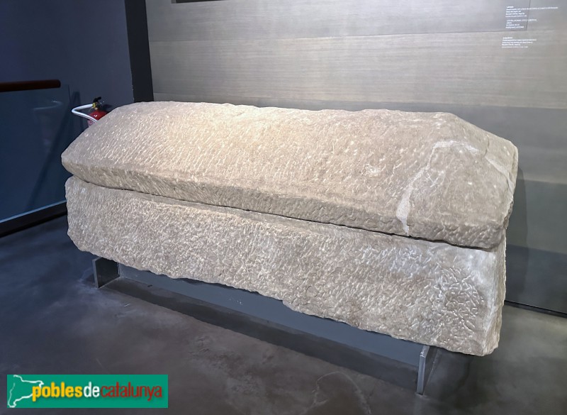 Museu de Lleida - Sarcòfag procedent de Bovalar (Foto: Albert Esteves, 2026) Museu de Lleida - Sarcòfag procedent de Bovalar